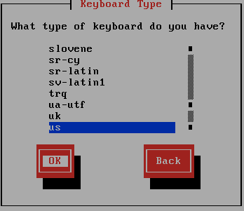 keyboard type RHEL 6 rescue mode