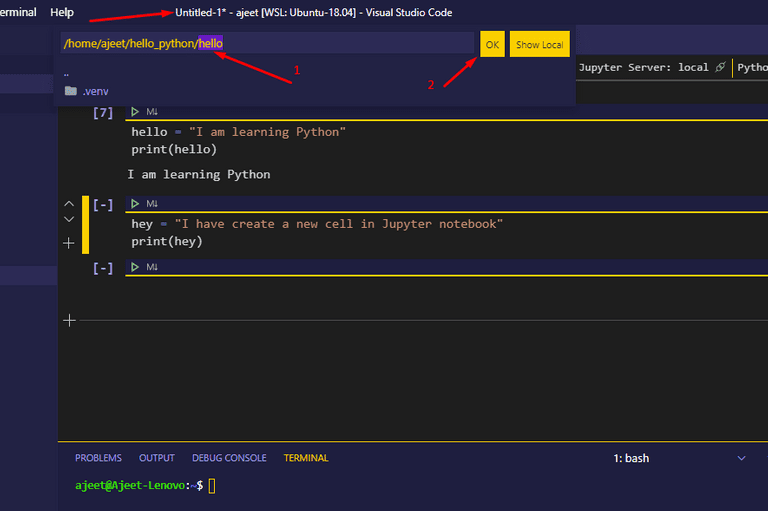 How to Save Jupyter Notebook - 2